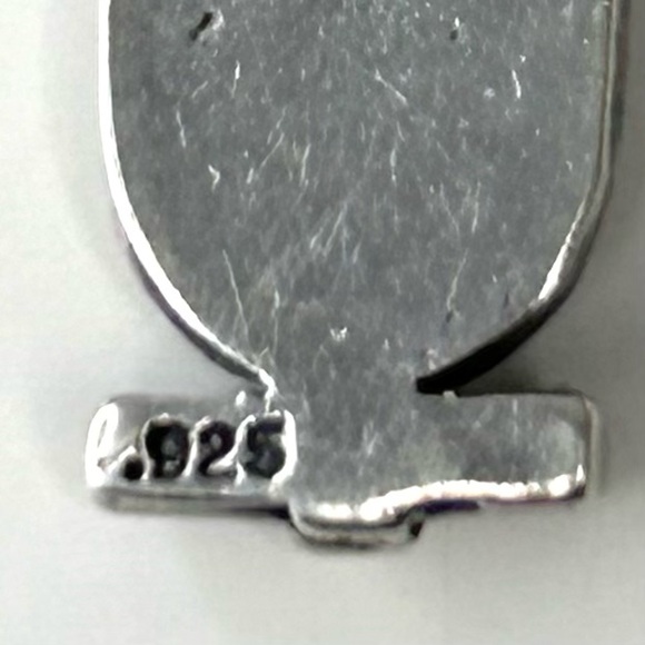 Sterling Silver Egyptian Hieroglyphics Cartouche Tag 2.2 in Length Pendant Only - Picture 4 of 10